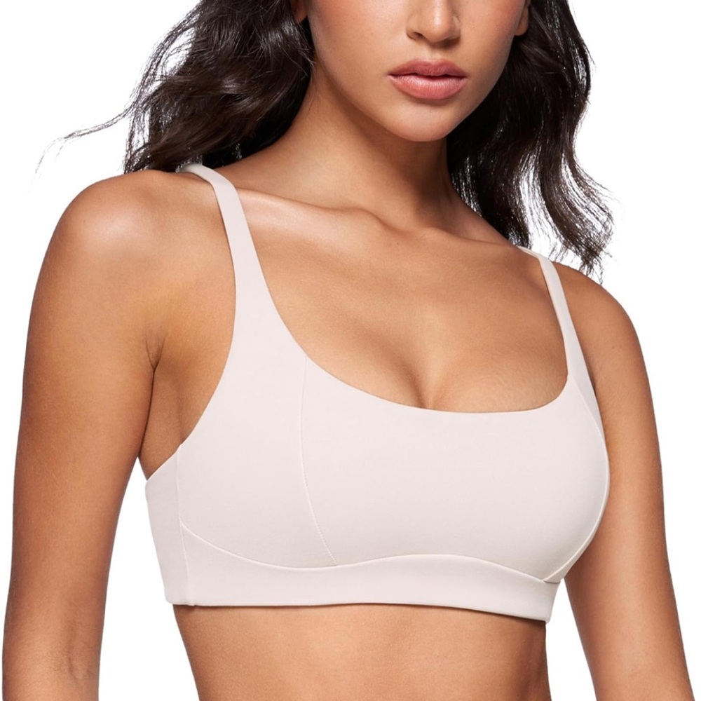 Square Scoop Neck Workout Sports Bra